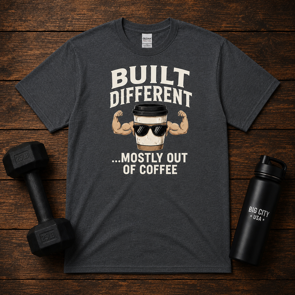 Built Different Mostly Out Of Coffee
