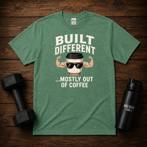 Built Different Mostly Out Of Coffee