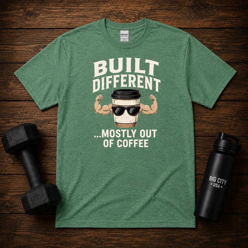 Built Different Mostly Out Of Coffee