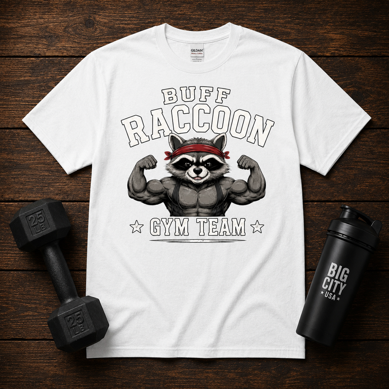 Buff Raccoon Gym Team