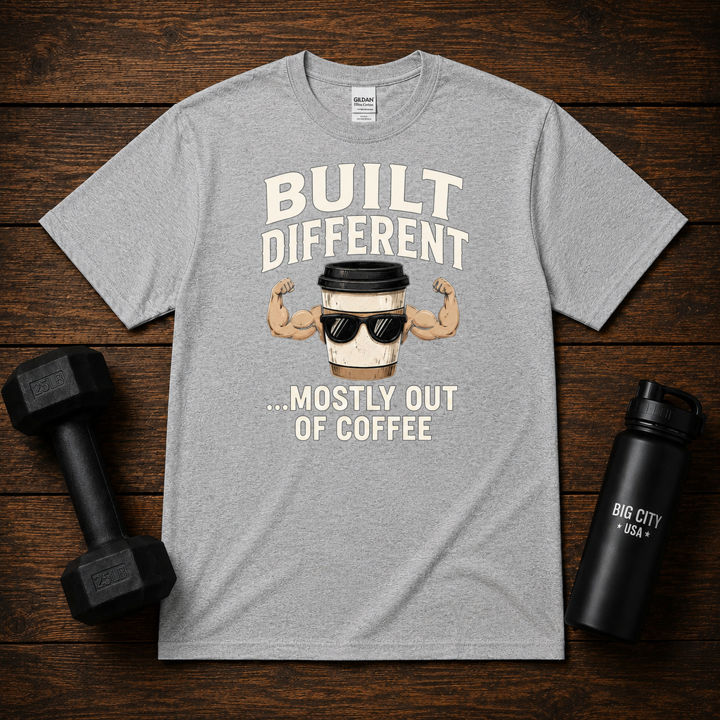 Built Different Mostly Out Of Coffee
