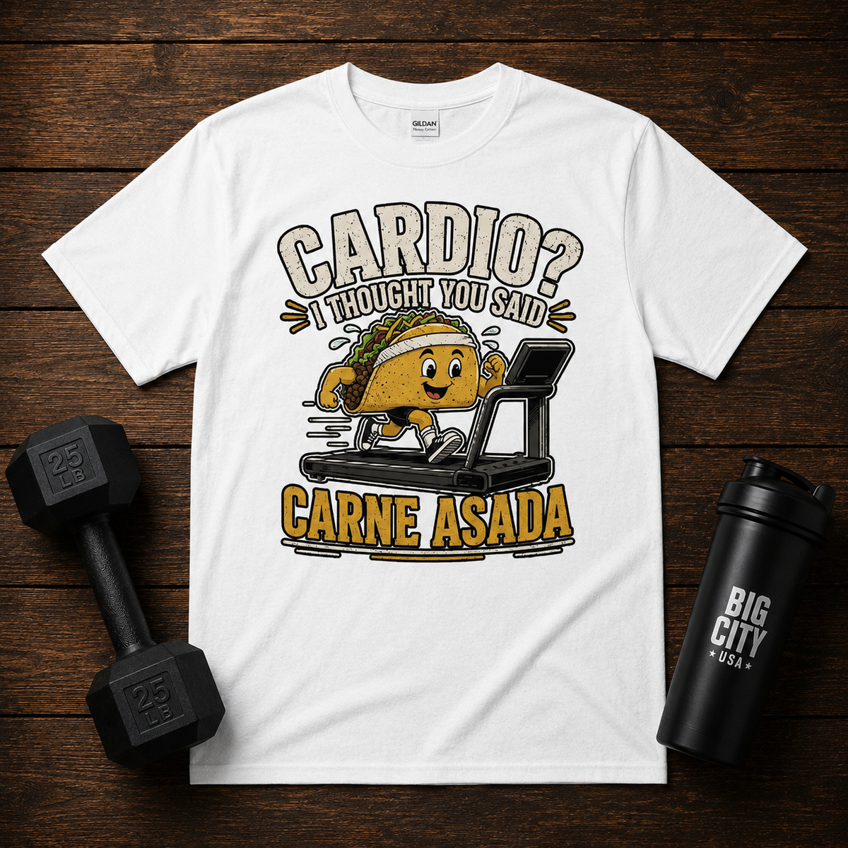 Cardio - I thought you said Carne Asada