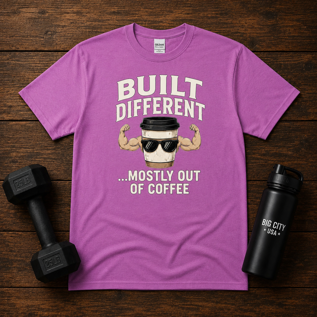 Built Different Mostly Out Of Coffee