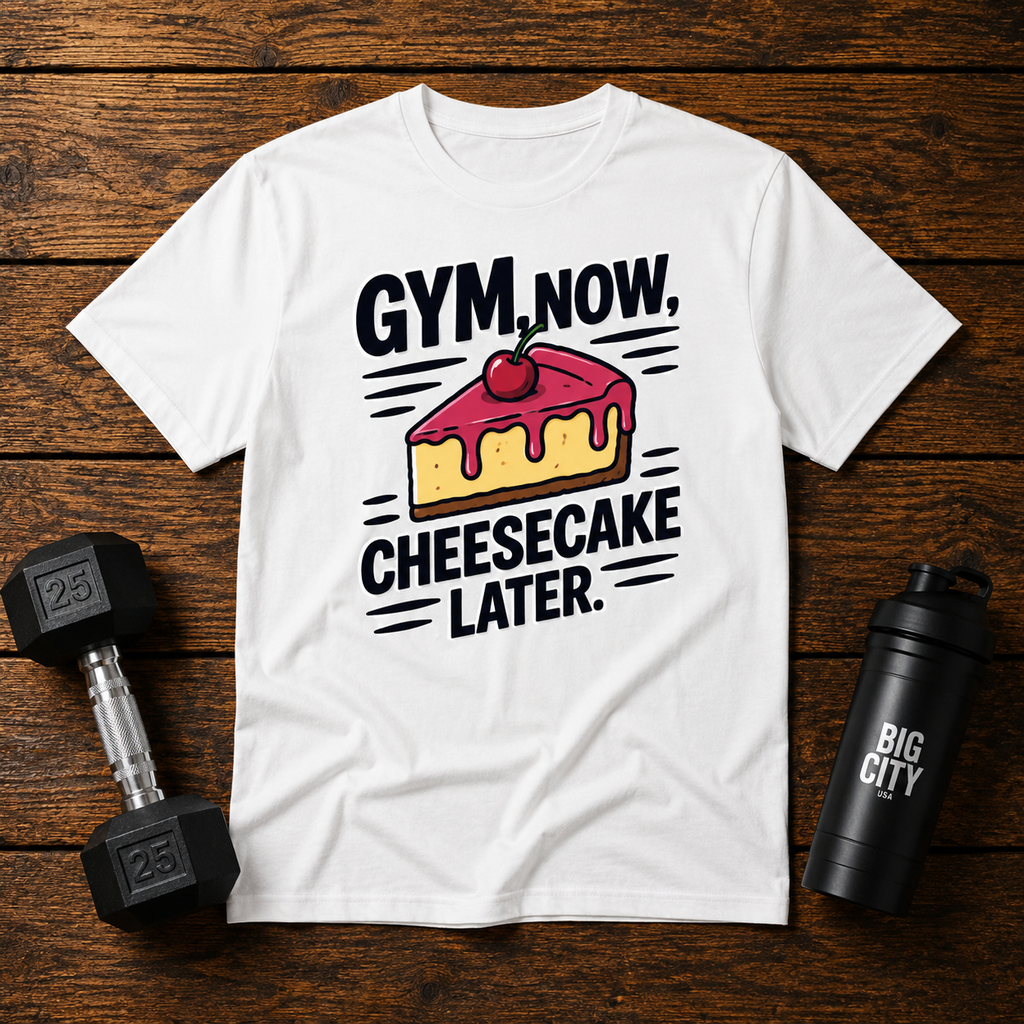 Gym Now Cheesecake Later