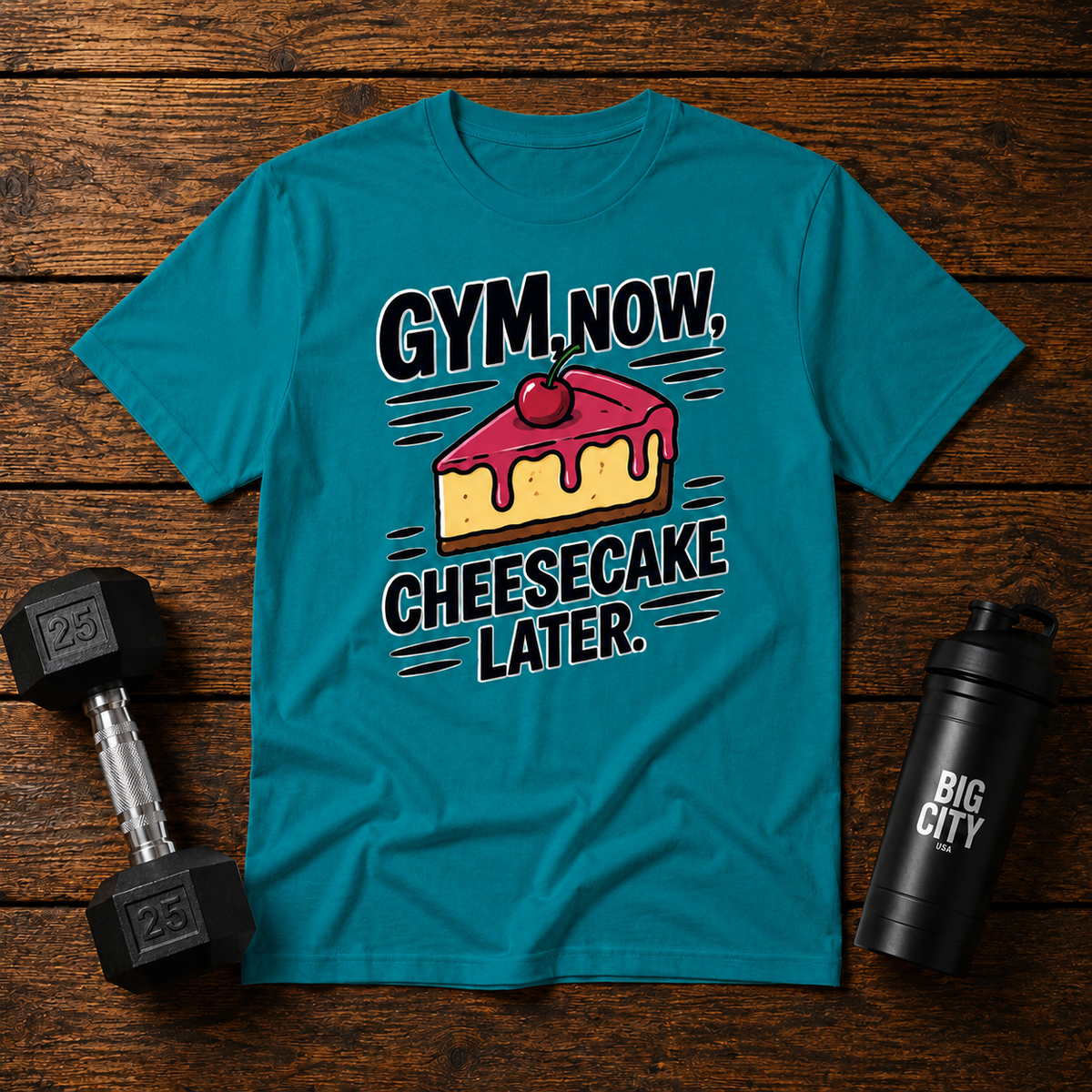 Gym Now Cheesecake Later