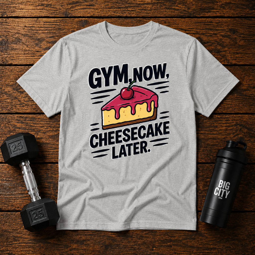 Gym Now Cheesecake Later