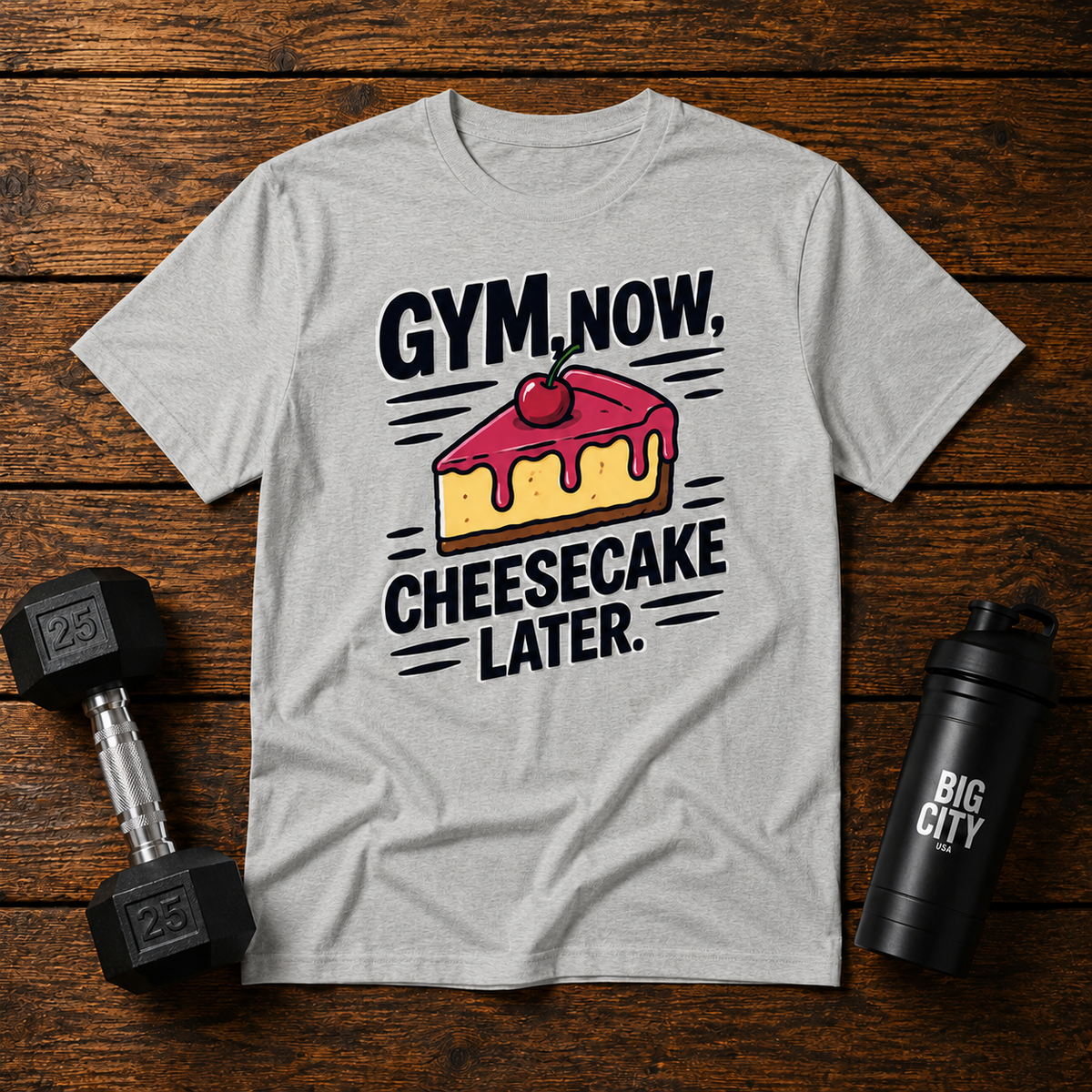 Gym Now Cheesecake Later