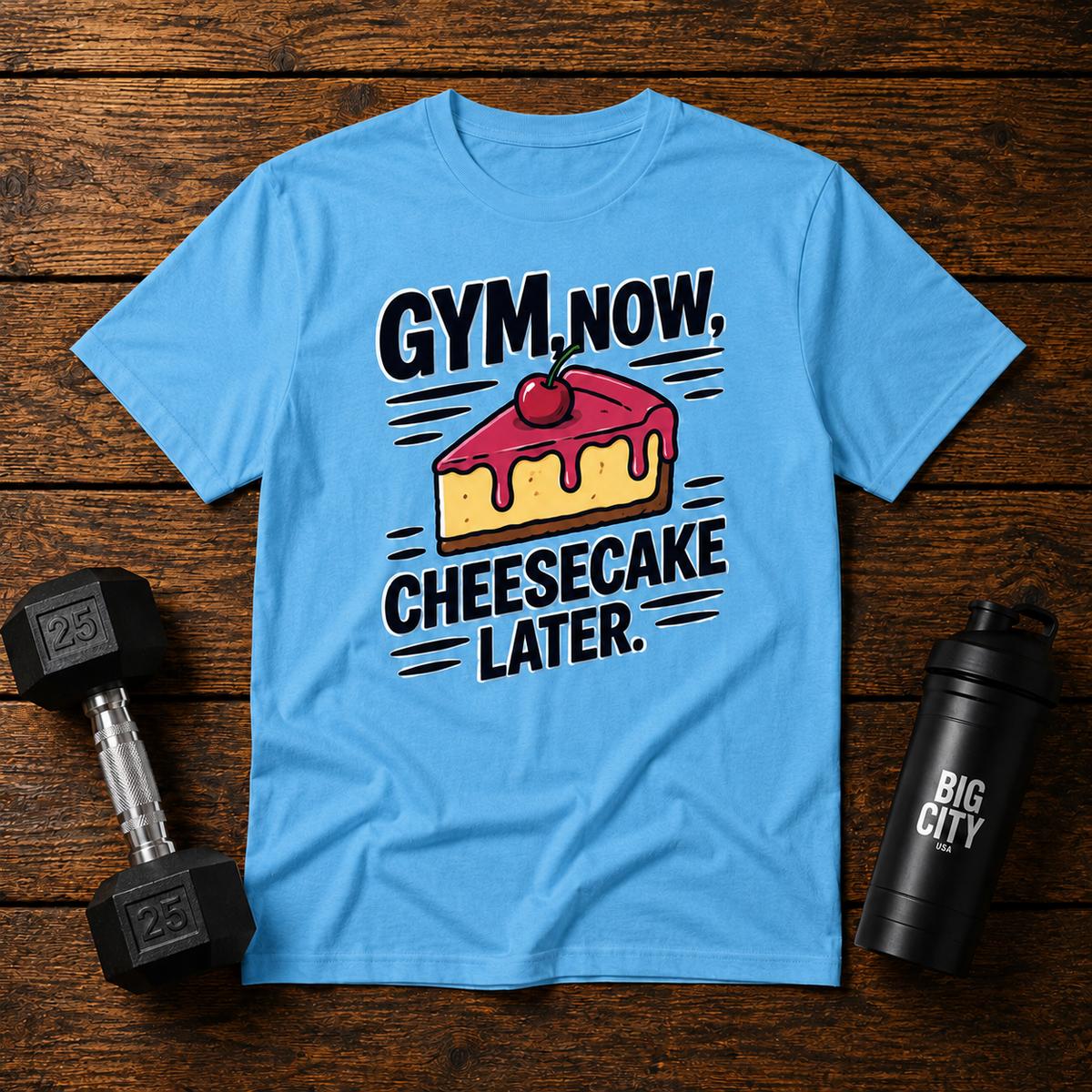 Gym Now Cheesecake Later