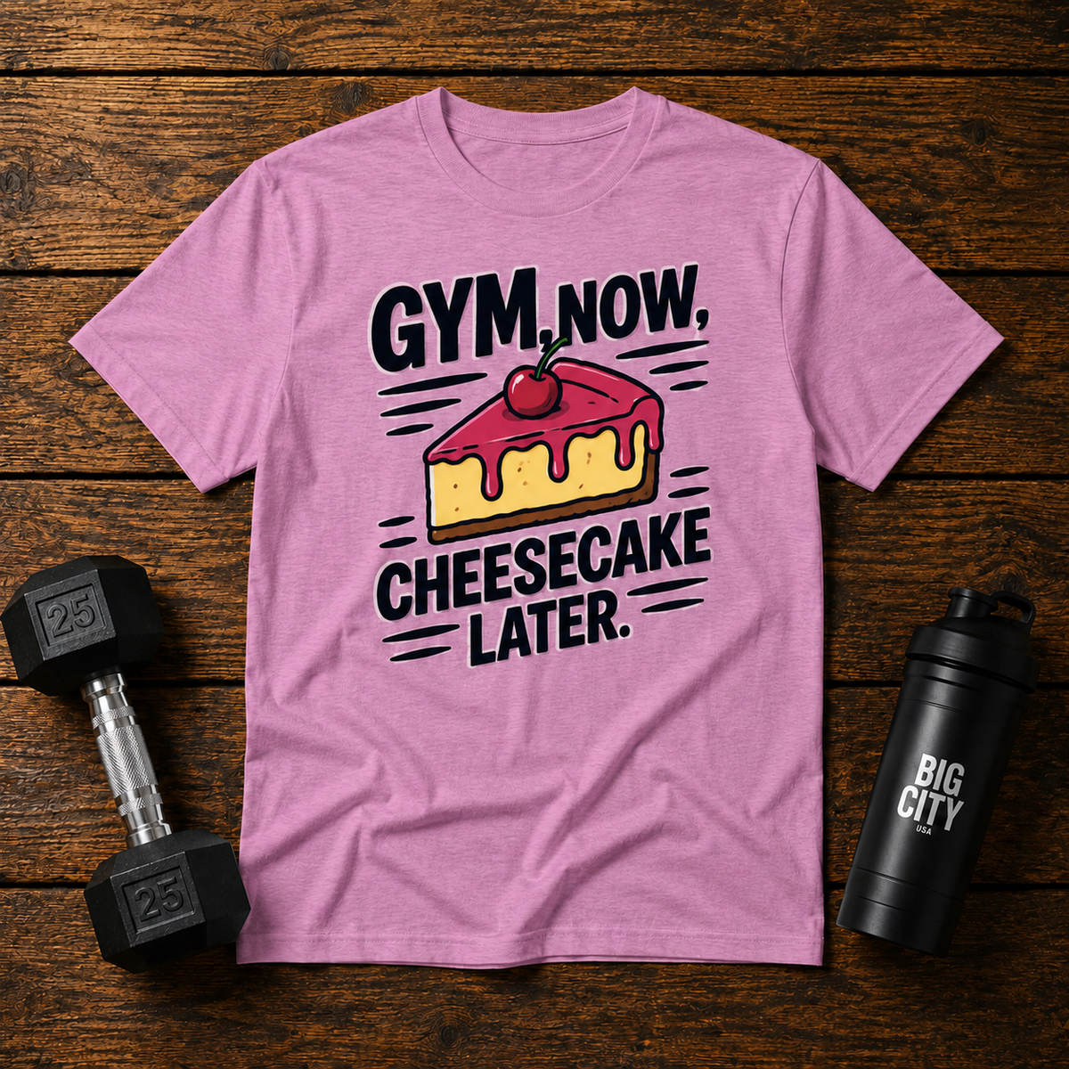 Gym Now Cheesecake Later