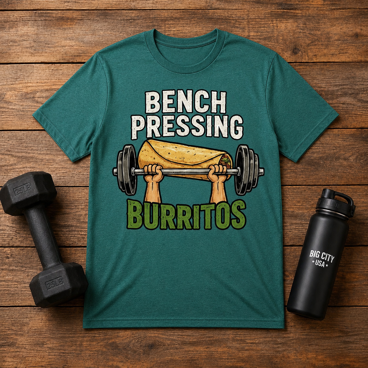 Bench Pressing Burritos