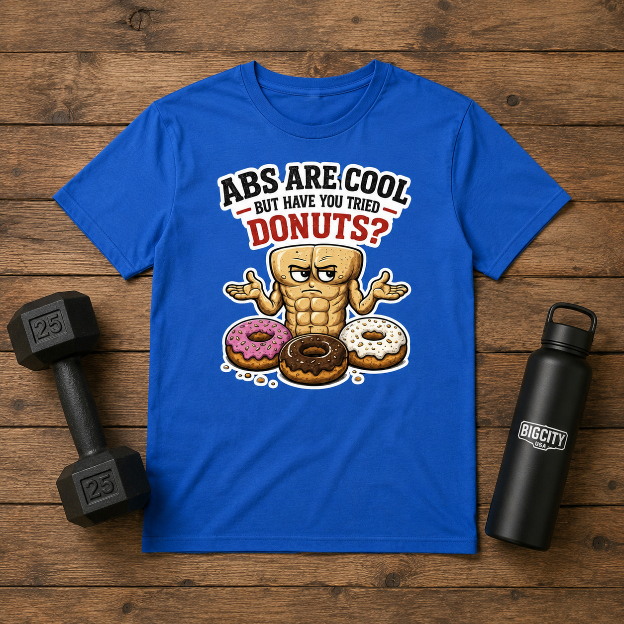Abs and Donuts are cool