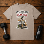 Flexing Sleeves Fell Off