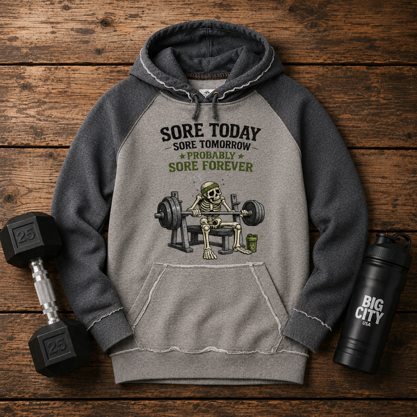 Fitness Heavy Sweatshirt Graphic Sore Forever