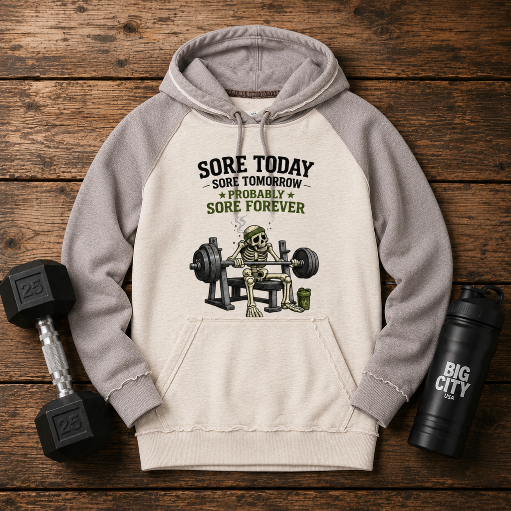 Fitness Heavy Sweatshirt Graphic Sore Forever