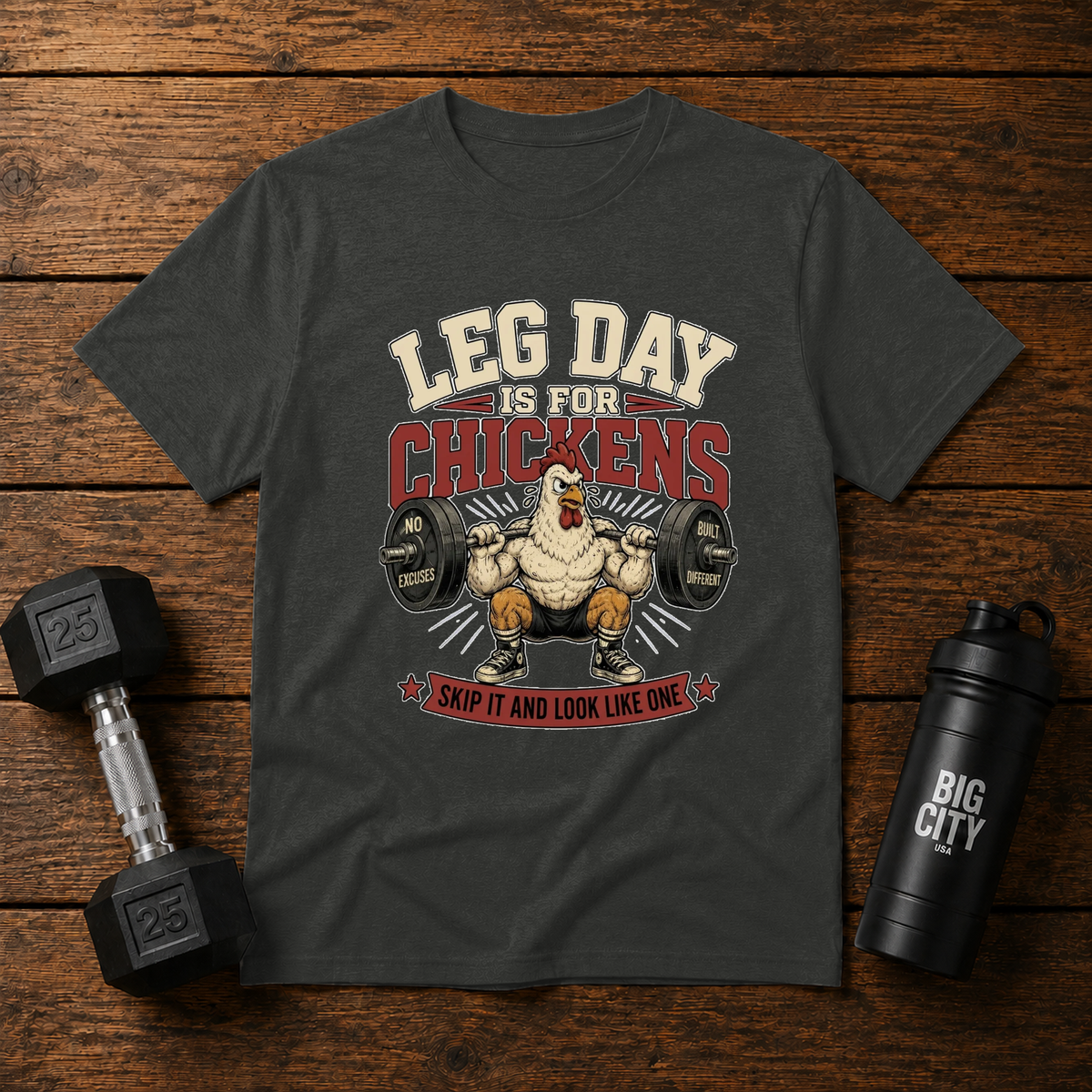 Leg Day Is For Chickens Skip It And Look Like One
