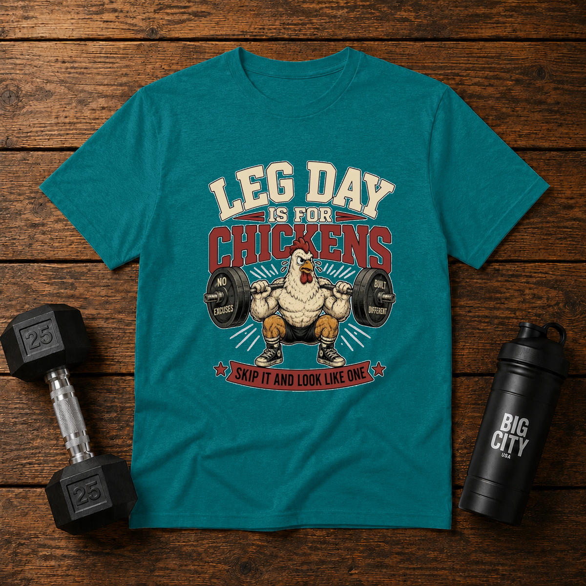 Leg Day Is For Chickens Skip It And Look Like One