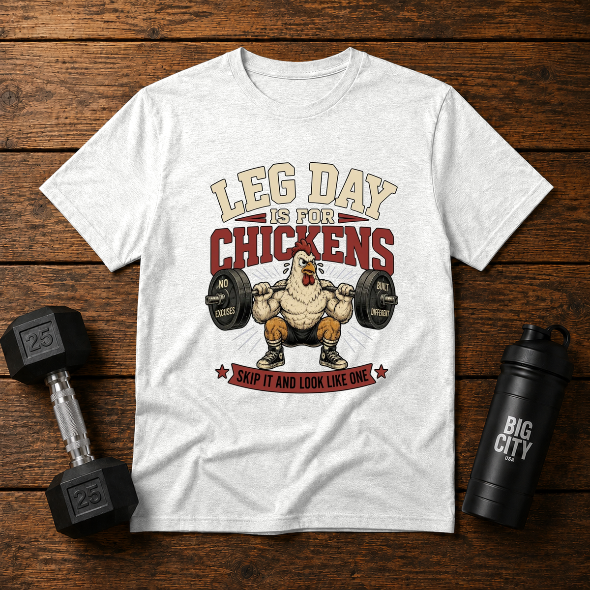Leg Day Is For Chickens Skip It And Look Like One