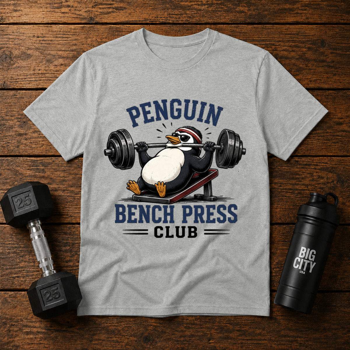 Penguin Bench Press Club