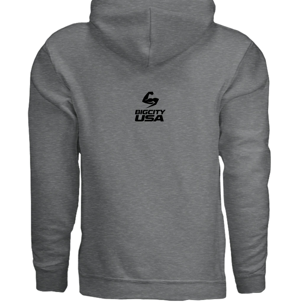 Fan Charcoal Heather - G185 - BACK