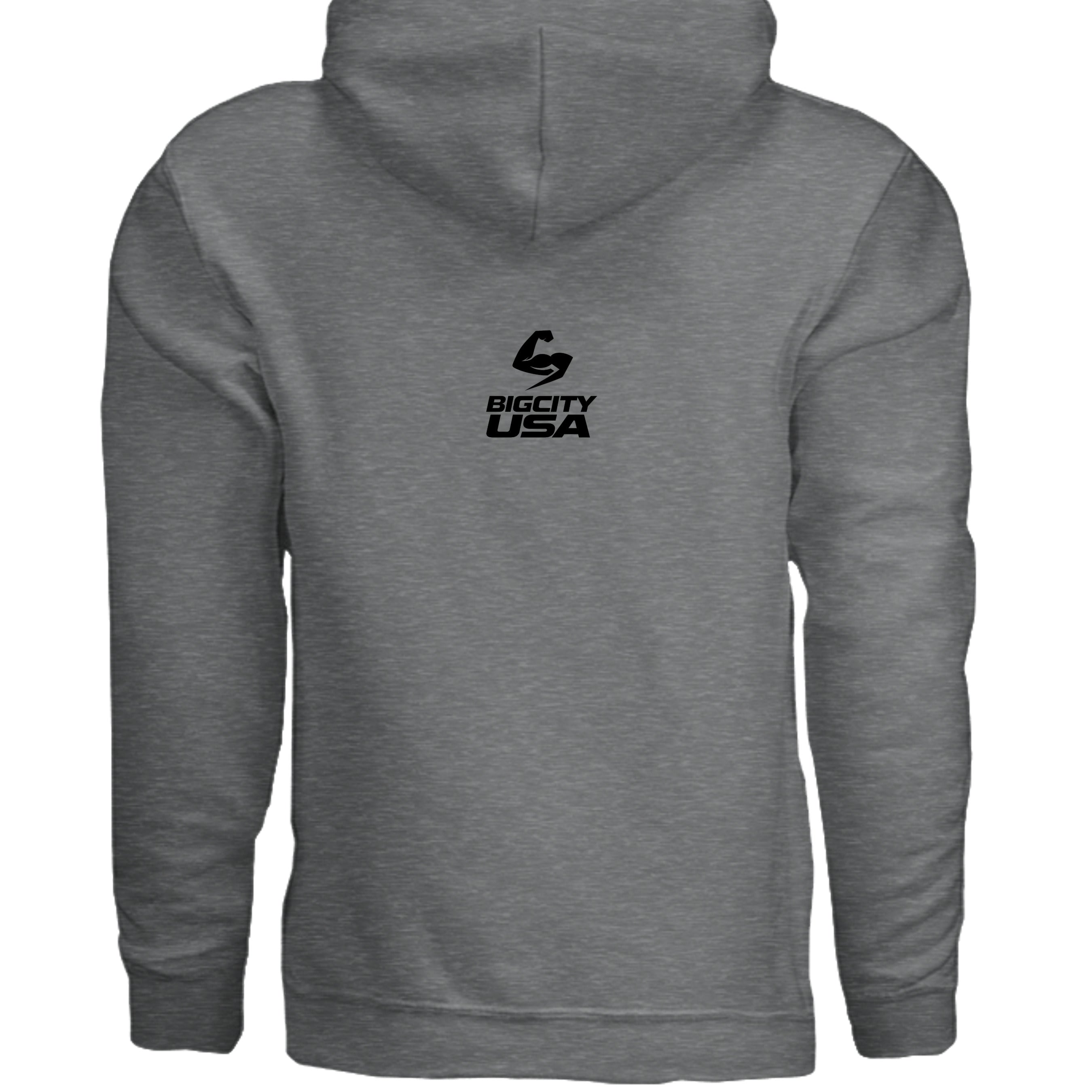 Fan Charcoal Heather - G185 - BACK